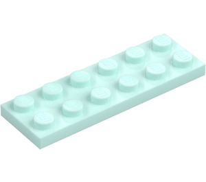 LEGO Light Aqua Plate 2 x 6 (3795)