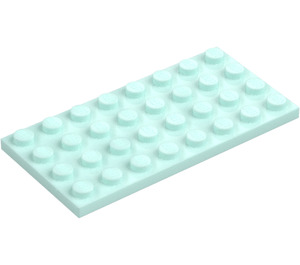 LEGO Light Aqua Plate 4 x 8 (3035)