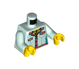 LEGO Licht aqua Sally Minifiguur Torso (973 / 76382)