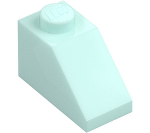 LEGO Light Aqua Slope 1 x 2 (45°) (3040 / 6270)