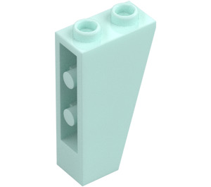 LEGO Licht aqua Helling 1 x 2 x 3 (75°) Omgekeerd (2449)