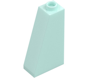 LEGO Licht aqua Helling 1 x 2 x 3 (75°) met holle nop (4460)