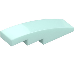 LEGO Light Aqua Slope 1 x 4 Curved (11153 / 61678)