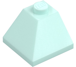 LEGO Light Aqua Slope 2 x 2 (45°) Corner (3045)