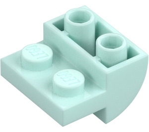 LEGO Light Aqua Slope 2 x 2 x 1 Curved Inverted (1750)