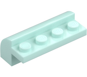 LEGO Aqua Clair Pente 2 x 4 x 1.3 Incurvé (6081)