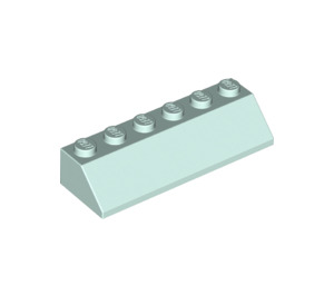 LEGO Aqua clair Pente 2 x 6 (45°) (23949)