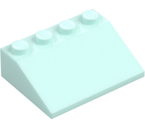 LEGO Light Aqua Slope 3 x 4 (25°) (3016 / 3297)