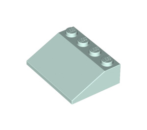 LEGO Aqua clair Pente 3 x 4 (25°) (3016 / 3297)