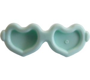 LEGO Light Aqua Sunglasses with Hearts