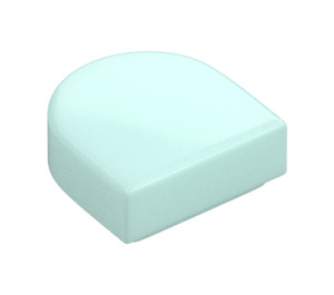 LEGO Light Aqua Tile 1 x 1 Half Oval (24246 / 35399)