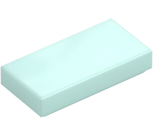 LEGO Light Aqua Tile 1 x 2 with Groove (3069 / 30070)