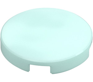 LEGO Light Aqua Tile 2 x 2 Round with Bottom Stud Holder (14769)