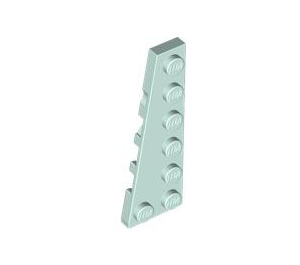 LEGO Light Aqua Wedge Plate 2 x 6 Left (78443)