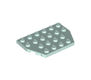 LEGO Light Aqua Wedge Plate 4 x 6 without Corners (32059 / 88165)