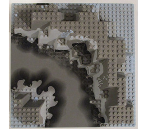 LEGO Bleu clair Plaque de Base 32 x 32 Canyon assiette avec Subsea Décoration (6024)