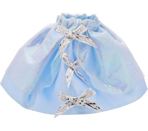 LEGO Light Blue Belville Skirt with Silver Bows