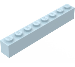 LEGO Lyseblå Klods 1 x 8 (3008)