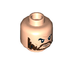 LEGO Light Flesh Aquaman Minifigure Head (Recessed Solid Stud) (3626 / 34854)