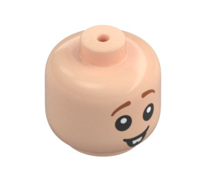 LEGO Light Flesh Baby Head with Gru Cute Face with Neck (33464)