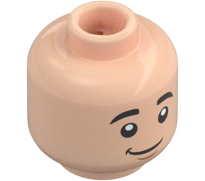 LEGO Carne chiaro Ben Minifigure Testa (Perno solido incassato) (3626 / 80522)