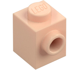 LEGO Beige Léger Brique 1 x 1 avec Tenon sur Une Côté (87087)