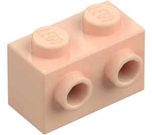 LEGO Light Flesh Brick 1 x 2 with Studs on One Side (11211)