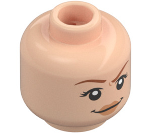 LEGO Licht vleeskleurig Claire Dearing Minifiguur Hoofd (Verzonken solide nop) (3626 / 38182)