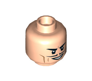 LEGO Light Flesh Crazy Quilt Minifigure Head (Recessed Solid Stud) (3626 / 36225)