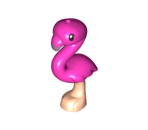 LEGO Light Flesh Flamingo with Bright Pink Feathers (77367)