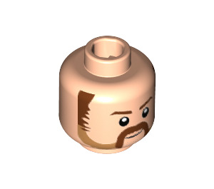 LEGO Light Flesh GCPD Officer Minifigure Head (Safety Stud) (3626 / 31882)