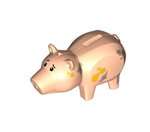 LEGO Lekki Flesz Hamm the Pig with Plug and Dirty Paint Splotches