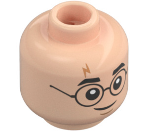 LEGO Light Flesh Harry Potter Minifigure Head (Recessed Solid Stud) (3626 / 39341)