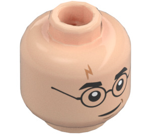 LEGO Light Flesh Harry Potter Minifigure Head (Recessed Solid Stud) (3626 / 53127)