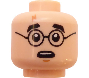 LEGO Carne chiaro Harry Potter Liscio Testa (Perno solido incassato) (3626)