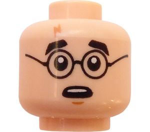 LEGO Light Flesh Harry Potter Plain Head (Recessed Solid Stud) (3626)