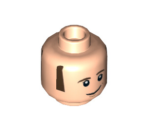 LEGO Leichtes Fleisch Howard Wolowitz Minifigure Kopf (Einbau-Vollbolzen) (3626 / 23007)