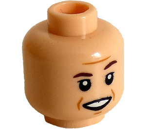 LEGO Licht vleeskleurig Jerry Seinfeld Minifiguur Hoofd (Verzonken solide nop) (3626 / 78856)