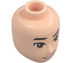 LEGO Světlá tělová Ji-Won Minidoll Hlava (92198 / 106075)