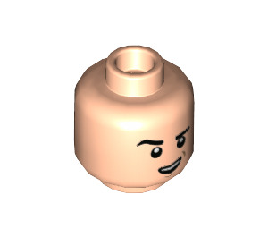 LEGO Light Flesh Kenji Minifigure Head (Recessed Solid Stud) (3626 / 80586)