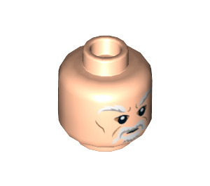 LEGO Light Flesh Ki-Adi Mundi Minifigure Head (Recessed Solid Stud) (3626 / 37821)