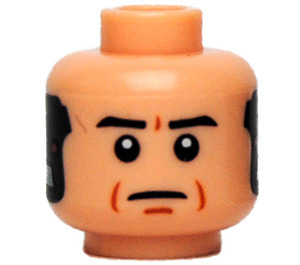 LEGO Carne claro Lobot Cabeza (Espiga de seguridad) (11703 / 70398)