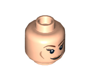 LEGO Light Flesh Lois Lane Head (Recessed Solid Stud) (3626 / 14259)