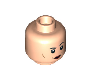 LEGO Leichtes Fleisch Madam Pince Minifigure Kopf (Einbau-Vollbolzen) (3626 / 100016)