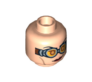 LEGO Light Flesh Madame Hooch Head (Recessed Solid Stud) (3626 / 92620)