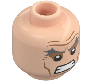 LEGO Light Flesh Magneto Head (Recessed Solid Stud) (10346 / 11415)