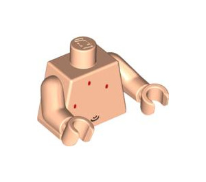 LEGO Lätt Hudfärgad Minifigur Kropp Patrick (973 / 76382)