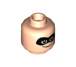 LEGO Light Flesh Mr. Incredible Minifigure Head (Recessed Solid Stud) (3626 / 38075)