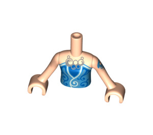 LEGO Lys hudfarvet Naida Riverheart Friends Torso (92456)