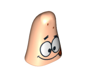 LEGO Light Flesh Patrick with Tongue Hanging out Head (12157 / 85409)